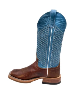 'Anderson Bean' Men's 13" Western Square Toe - Bison / Blue Lava -Outland Style Shop S11162 1024x1024@2x