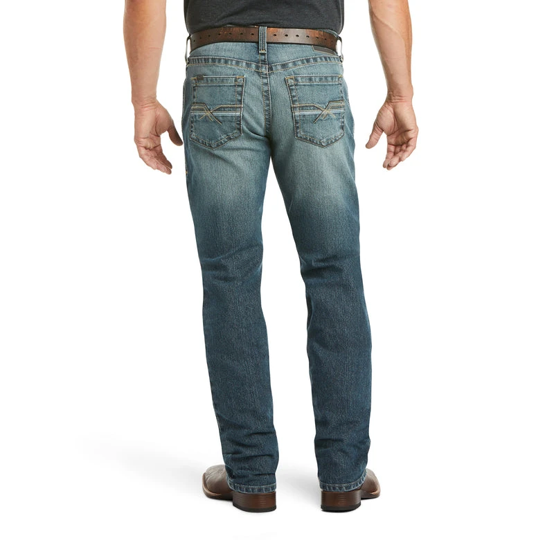 'Ariat' Men's M4 Low Rise Stretch Stockton Stackable Straight - Kentucky 2 'Ariat' Men's M4 Low Rise Stretch Stockton Stackable Straight - Kentucky - Image 2