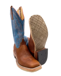 'Anderson Bean' Men's 13" Briar Mad Dog Western Square Toe - Brown / Blue -Outland Style Shop S30006 1024x1024@2x