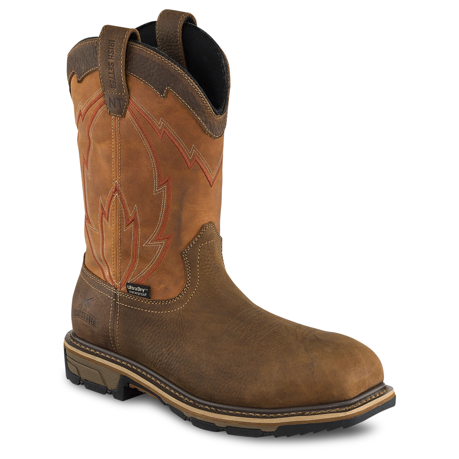 'Irish Setter' Men's 11" Marshall EH WP Safety Toe - Tan / Brown 1 'Irish Setter' Men's 11" Marshall EH WP Safety Toe - Tan / Brown