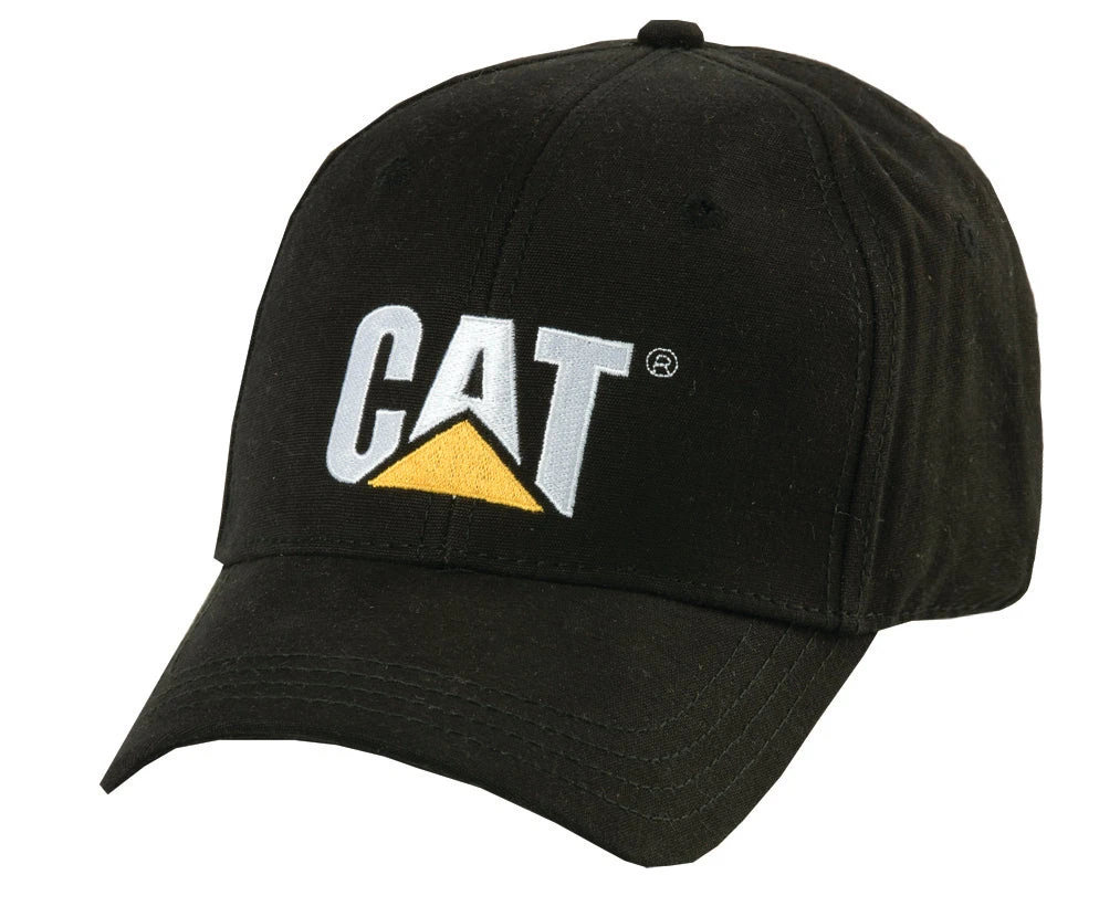 'Caterpillar' Unisex Trademark Cap - Black 1 'Caterpillar' Unisex Trademark Cap - Black