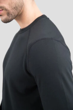 'Terramar' Men's 4.0 Military Fleece Heritage Crew - Black -Outland Style Shop W8369 010 4 1024x1024@2x