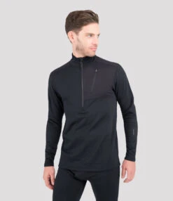 'Terramar' Men's 3.0 EcolatorĀ® Performance Half Zip - Black