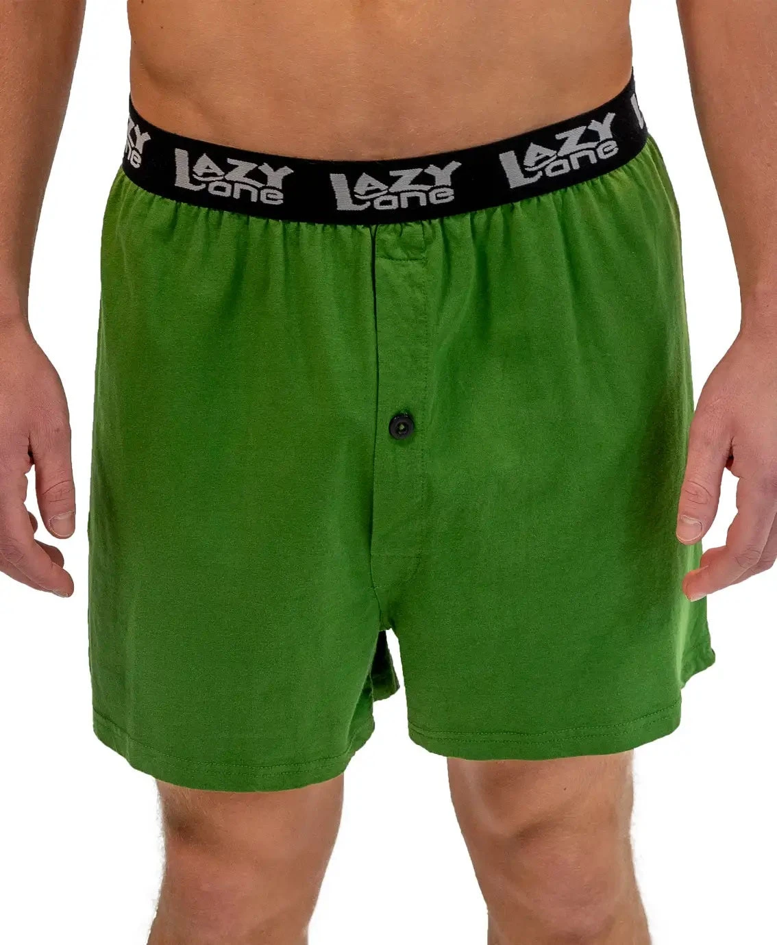 'Lazy One' Men's Lazy Ass Boxer - Green 2 'Lazy One' Men's Lazy Ass Boxer - Green - Image 2