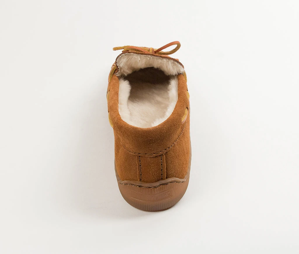'Minnetonka' Men's Pile Lined Hardsole Moc Slipper - Brown (Ext. Sizes) 3 'Minnetonka' Men's Pile Lined Hardsole Moc Slipper - Brown (Ext. Sizes) - Image 3