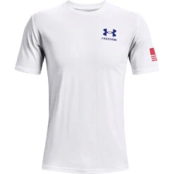 'Under Armour' Men's Freedom Flag T-Shirt - White / Royal -Outland Style Shop s7.PS1370810 101 HF 1024x1024@2x