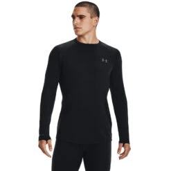 'Under Armour' Men's ColdGear® 2.0 Active Baselayer Crew - Black