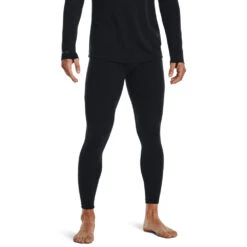 'Under Armour' Men's Coldgear Base 2.0 Leggings - Black / Pitch Gray