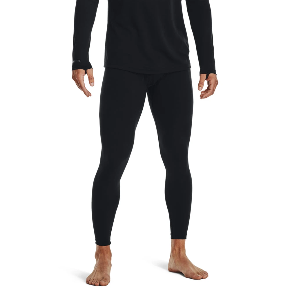 'Under Armour' Men's Coldgear Base 2.0 Leggings - Black / Pitch Gray 1 'Under Armour' Men's Coldgear Base 2.0 Leggings - Black / Pitch Gray