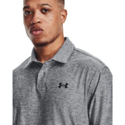 'Under Armour' Men's T2G Polo - Steel -Outland Style Shop s7.V5 1368122 035 COLLAR 1024x1024@2x