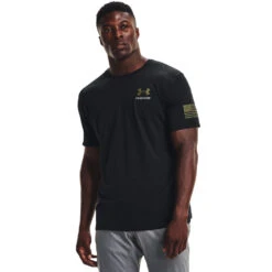 'Under Armour' Men's New Freedom Banner T-Shirt - Black -Outland Style Shop s7.V5 1370818 001 FC 1024x1024@2x