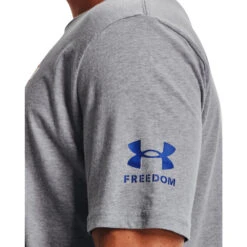 'Under Armour' Men's New Freedom BFL T-Shirt - Steel Light Heather / Royal 7 'Under Armour' Men's New Freedom BFL T-Shirt - Steel Light Heather / Royal -Outland Style Shop s7.V5 1370824 035 SIDEDET 1024x1024@2x